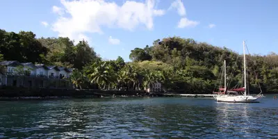 Wallilabou, en la isla de San Vicente, en San Vicente y las Granadinas