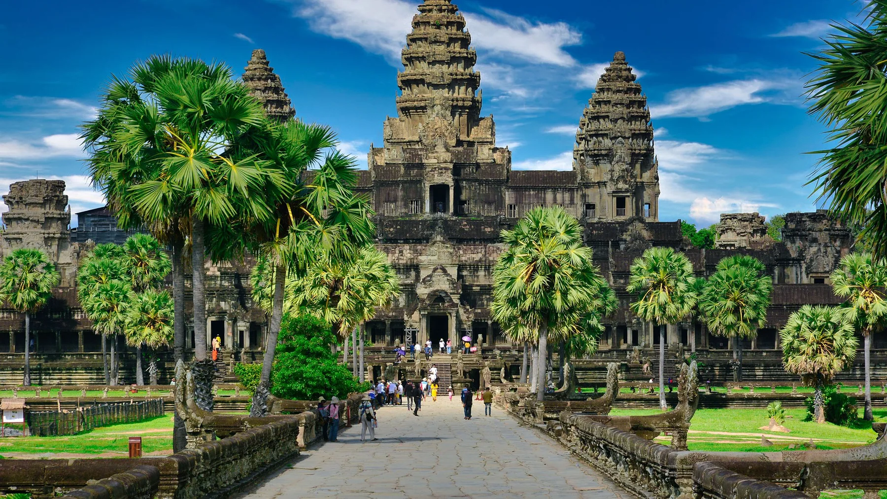 Templo budista Angkor Wat, uno de los principales destinos históricos de Camboya