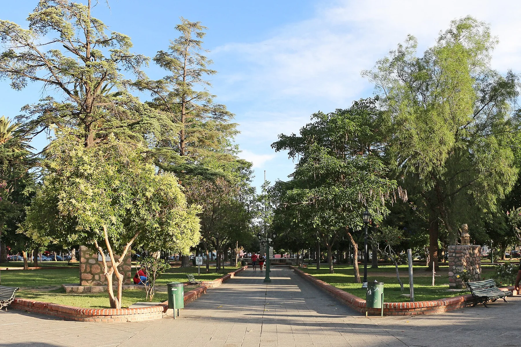 Plaza 20 de Febrero en Cafayate, Salta, Argentina