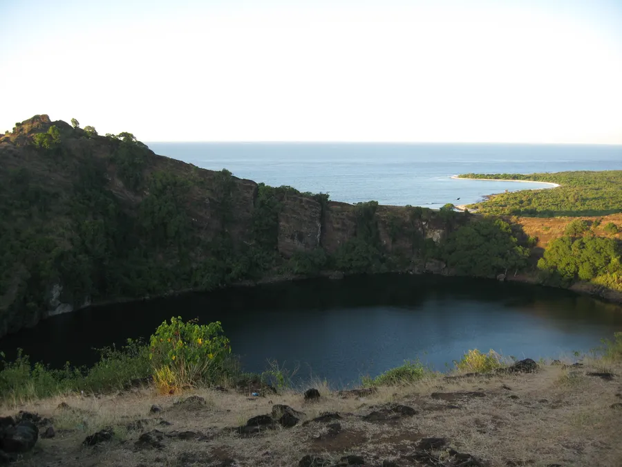Antiguo cráter volcánico en Gran Comora, Comoras