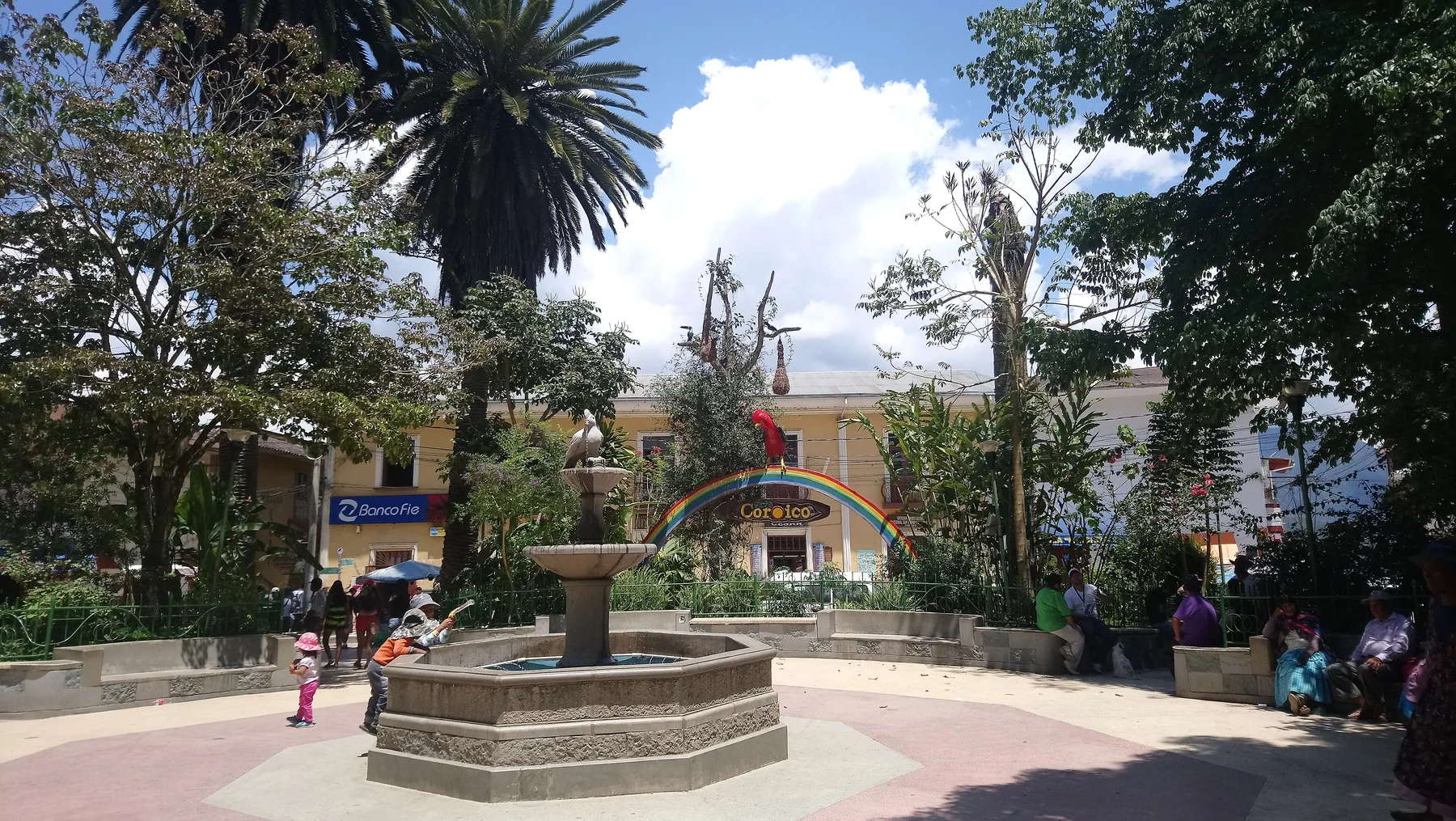 Plaza Manuel Victorio Gracía Lanza, Municipio de Coroico