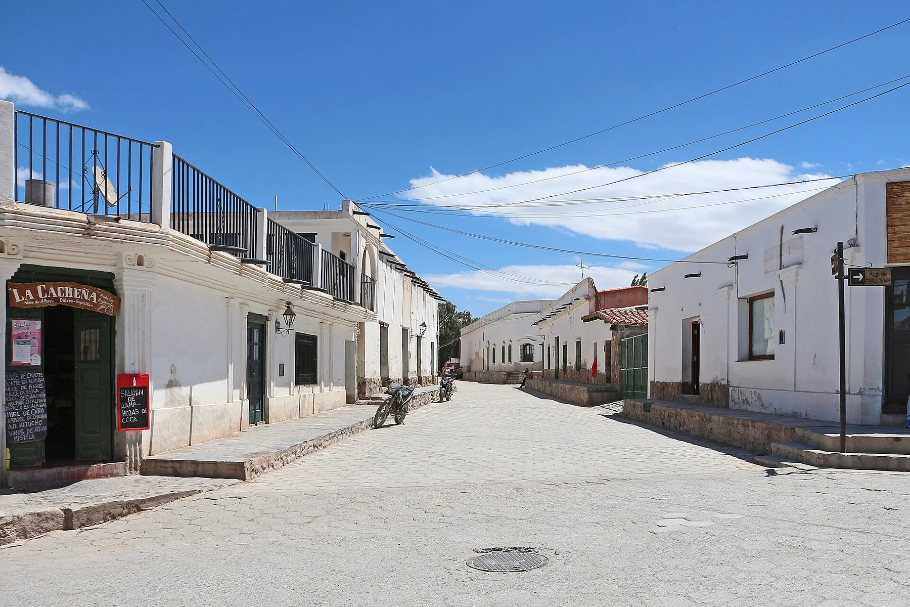 Calle del casco histórico de Cachi, Salta