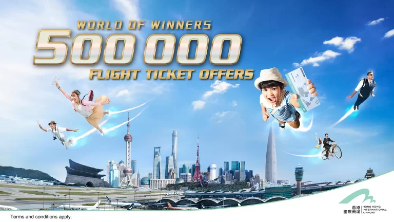 Hong Kong regala Boletos de Avión Gratis