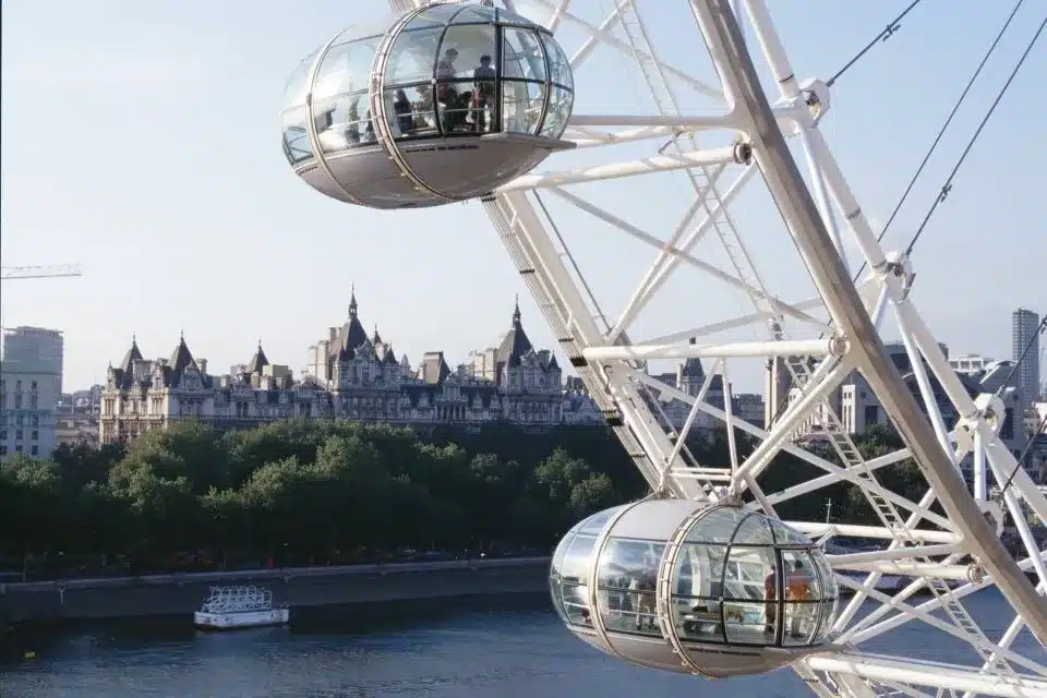 Acceso al London Eye, Londres