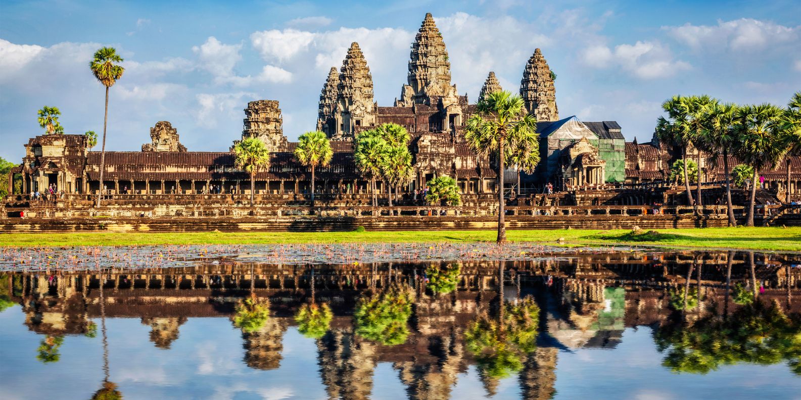 Amanecer en Angkor Wat, Camboya